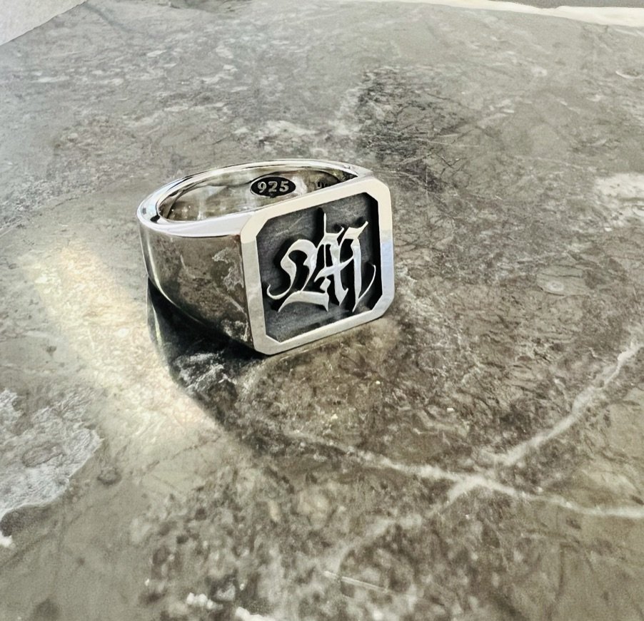 Gothic sale signet ring