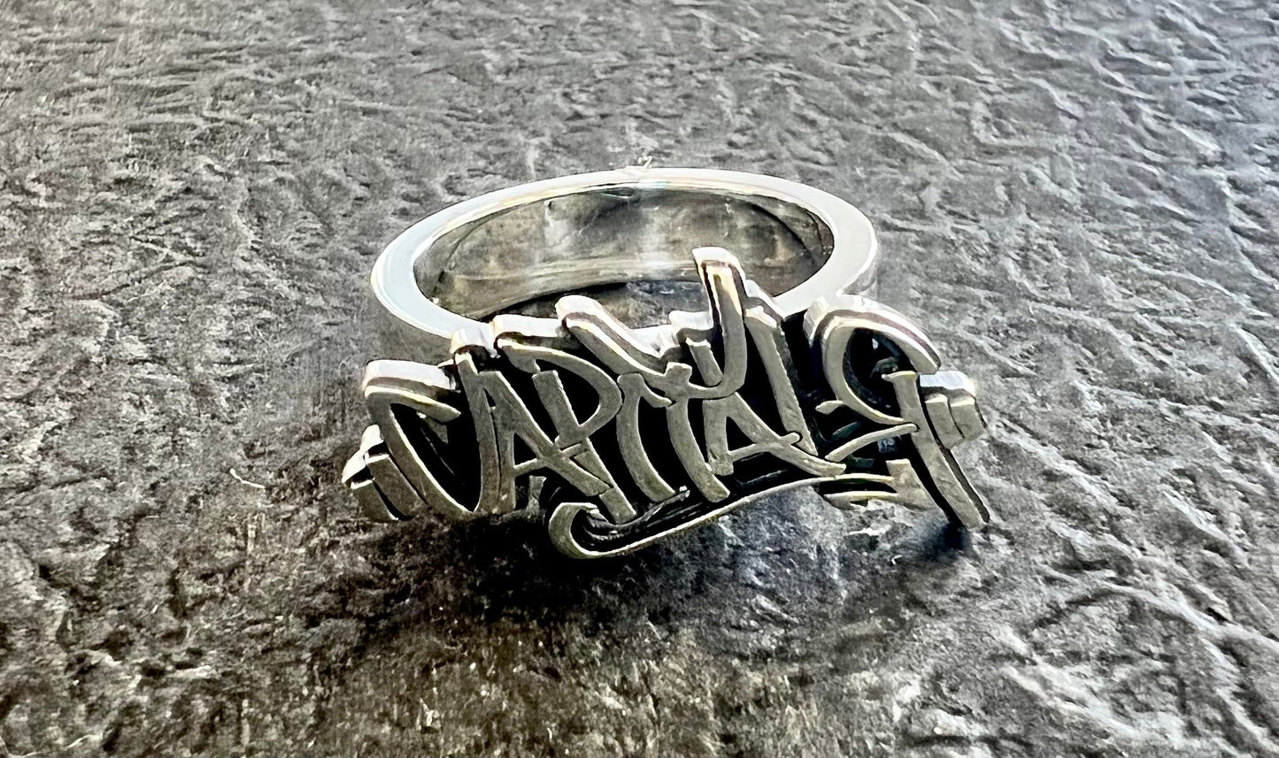 Custom Graffiti Ring