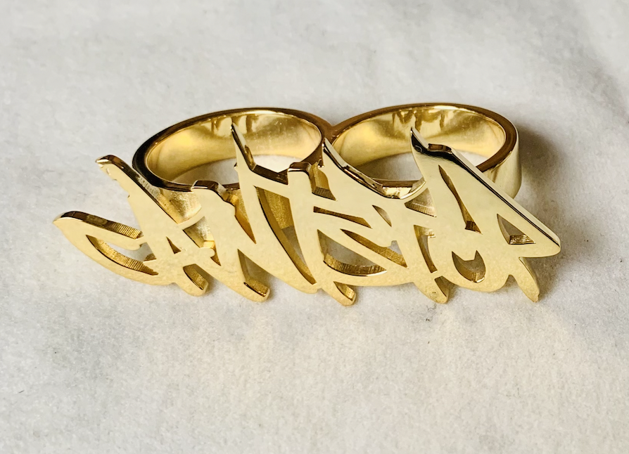 GRAFFITI Double Ring